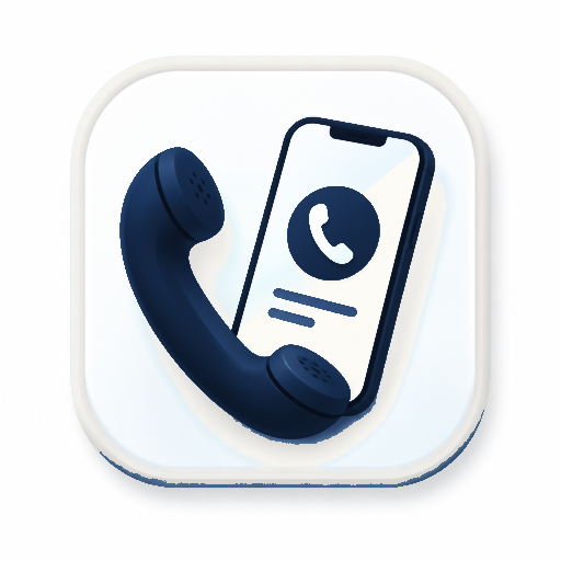 Telefon kapcsolati ikon