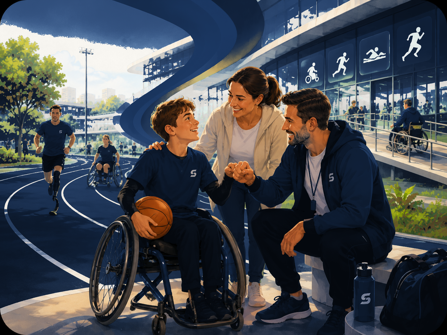 Inkluzív sportközösség parasportolóval