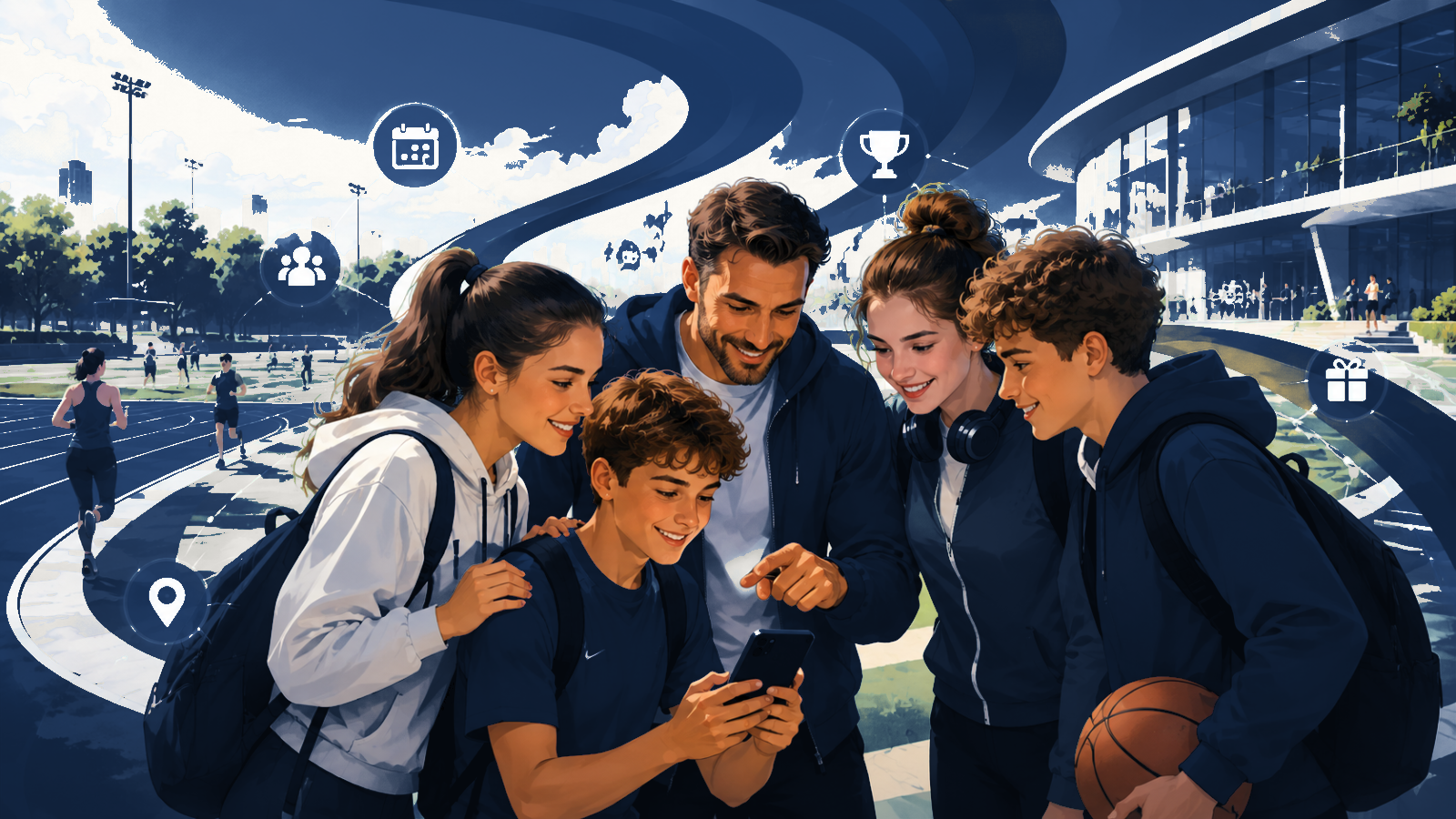 Sportolói közösség mobilos digitális kapcsolódással